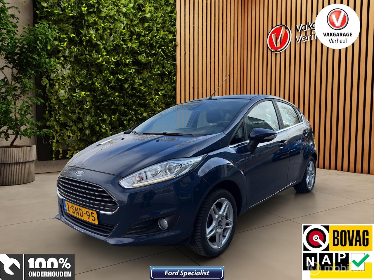 Ford Fiesta - 1.0 Titanium 80Pk ✅5Drs ✅Boekjes ✅Nap - AutoWereld.nl