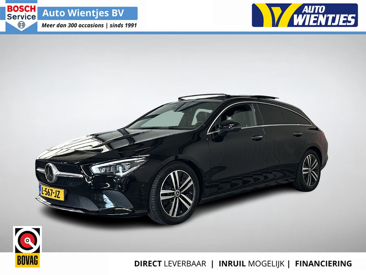Mercedes-Benz CLA-klasse Shooting Brake - 200 Business Solution Luxury | ACC | Pano | Leer | Trekhaak | Camera - AutoWereld.nl