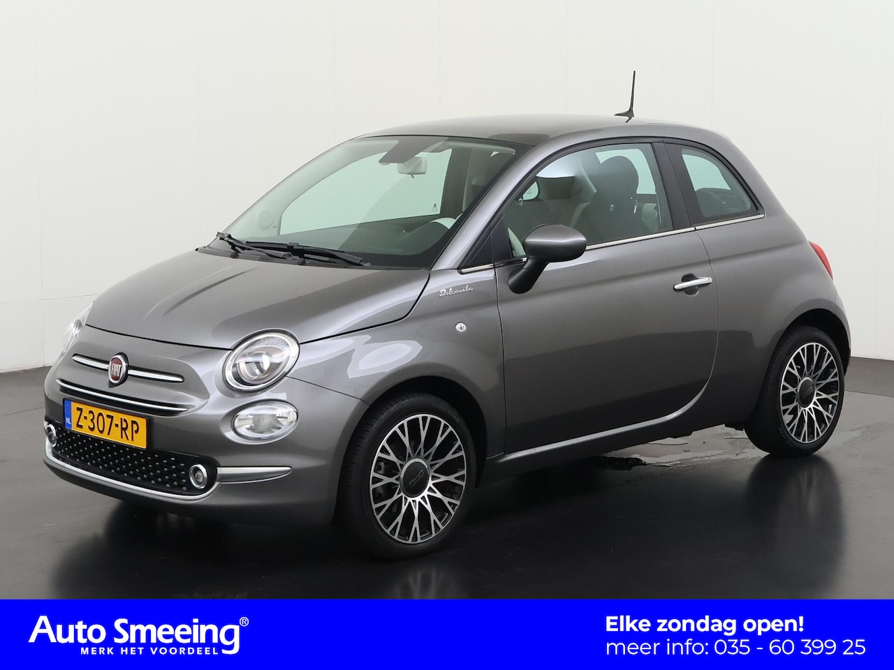 Fiat 500 - 1.0 Hybrid Dolcevita | Panoramadak | Navigatie | Zondag Open! - AutoWereld.nl