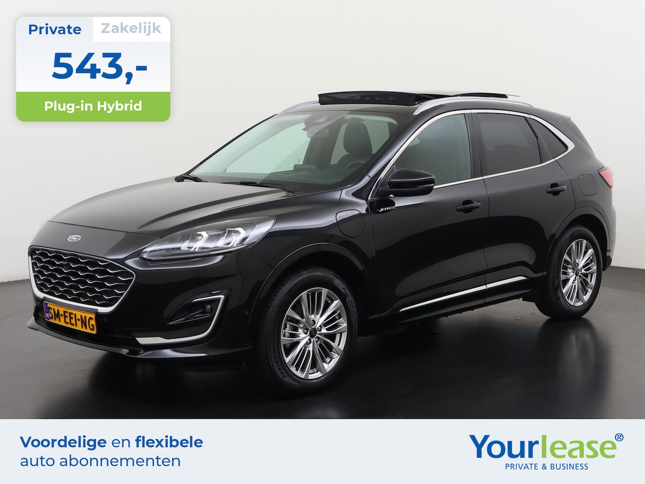 Ford Kuga - 2.5 PHEV Vignale | All-in 543,- Private Lease | Direct uit voorraad - AutoWereld.nl
