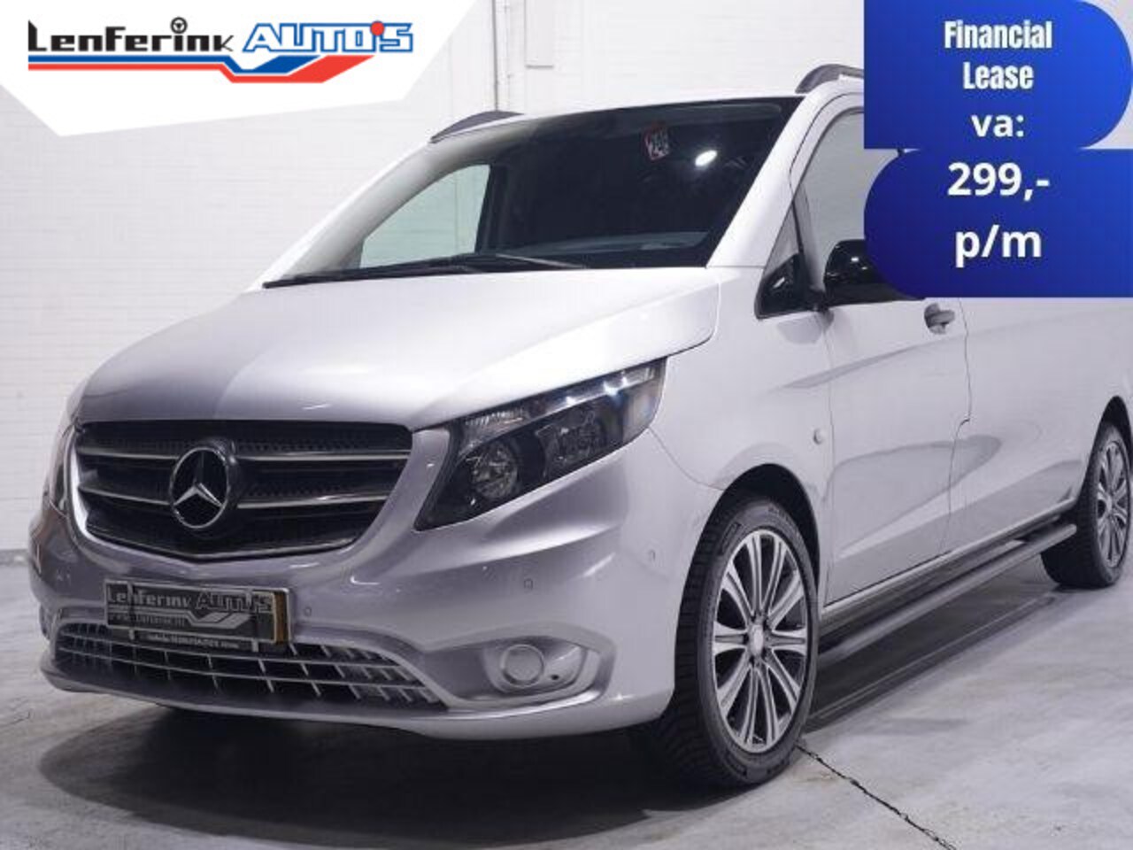 Mercedes-Benz Vito - 116 CDI 163 pk Silver&Black Edition Extra Lang Navi, Camera, 19" LMV, Apple Carplay, Laadr - AutoWereld.nl