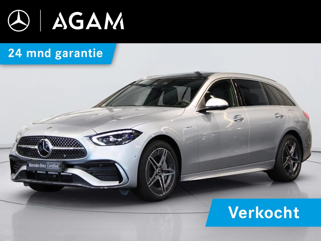 Mercedes-Benz C-klasse Estate - 300 e Star Edition AMG Line LIMITED Premium PLUS | Panorama dak | Trekhaak - AutoWereld.nl