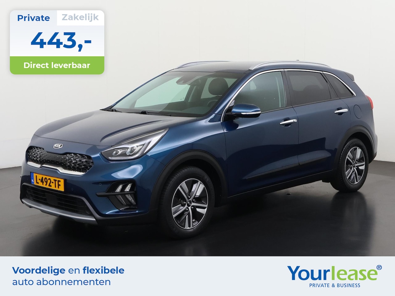 Kia Niro - 1.6 GDi Hybrid DynamicPlusLine | All-in 443,- Private Lease | Direct uit voorraad - AutoWereld.nl