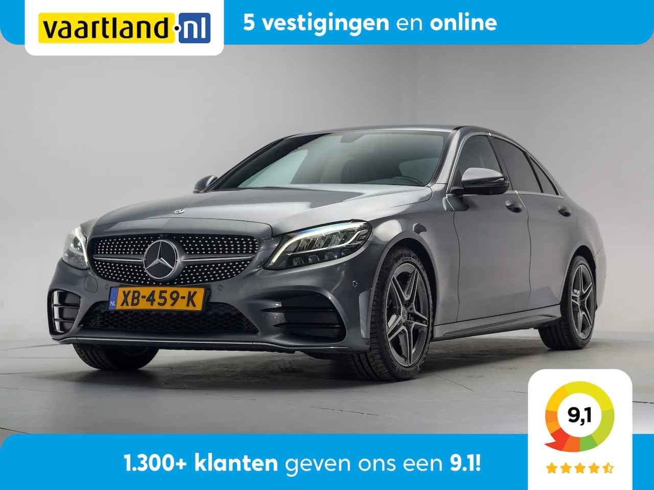 Mercedes-Benz C-klasse - 180 Business Solution AMG FACELIFT [ Navigatie Stoelverwaming Half-leer] - AutoWereld.nl
