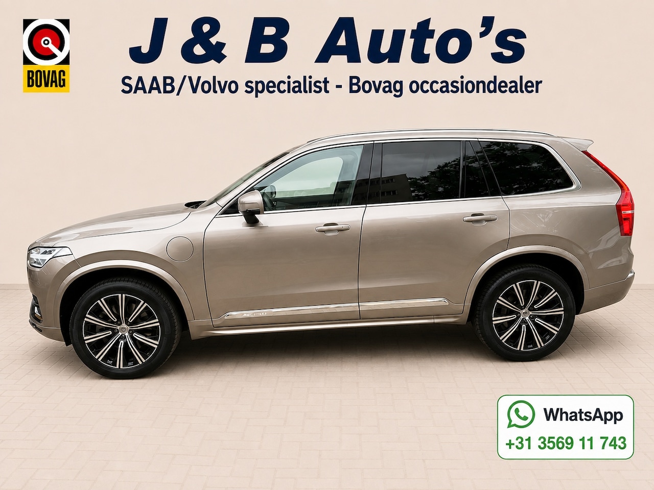 Volvo XC90 - 2.0 T8 Recharge AWD Inscription/ 7P/Trekhaak/Leer/ Harman/Kardon - AutoWereld.nl