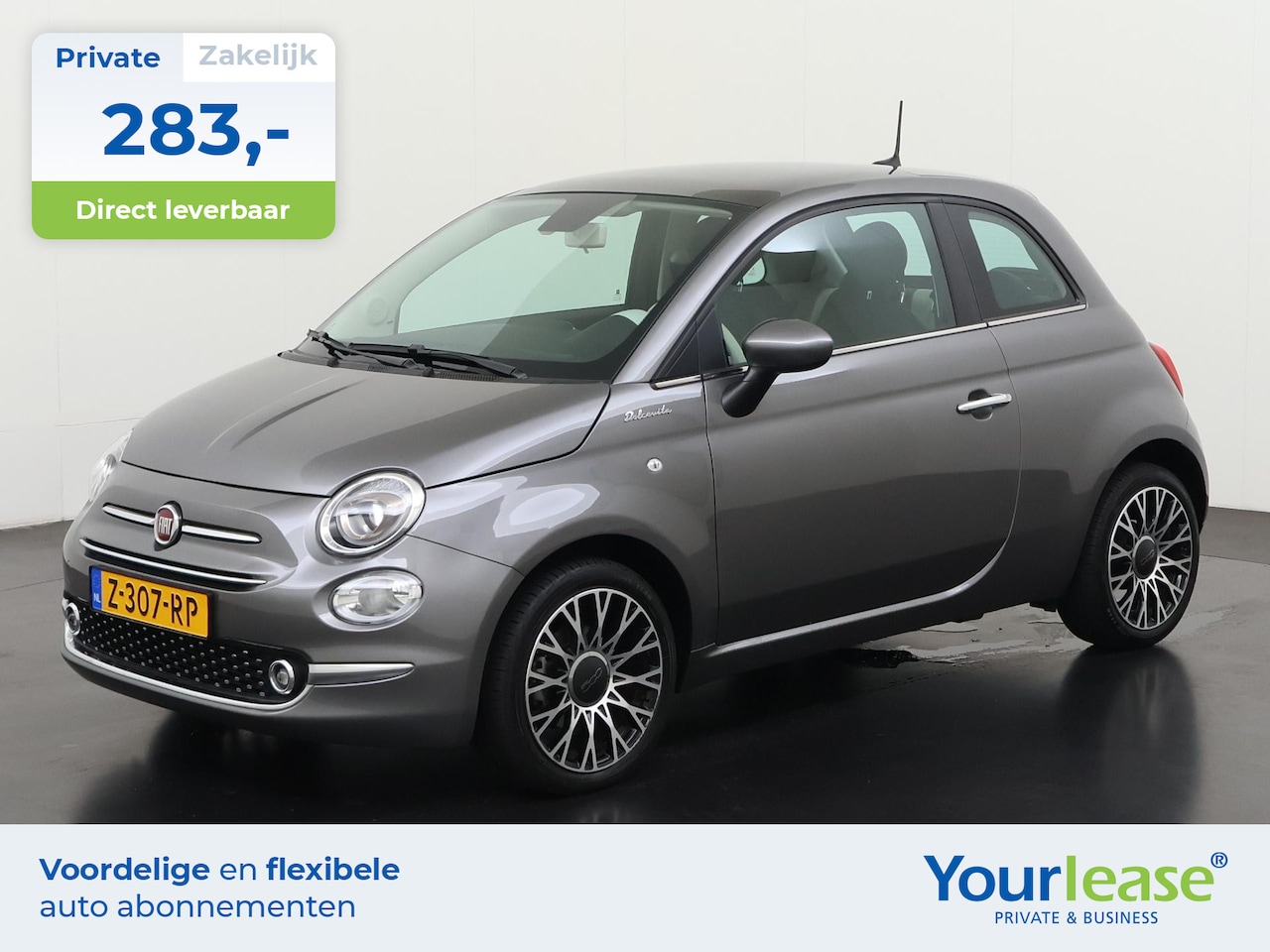 Fiat 500 - 1.0 Hybrid Dolcevita | All-in 283,- Private Lease | Direct uit voorraad - AutoWereld.nl