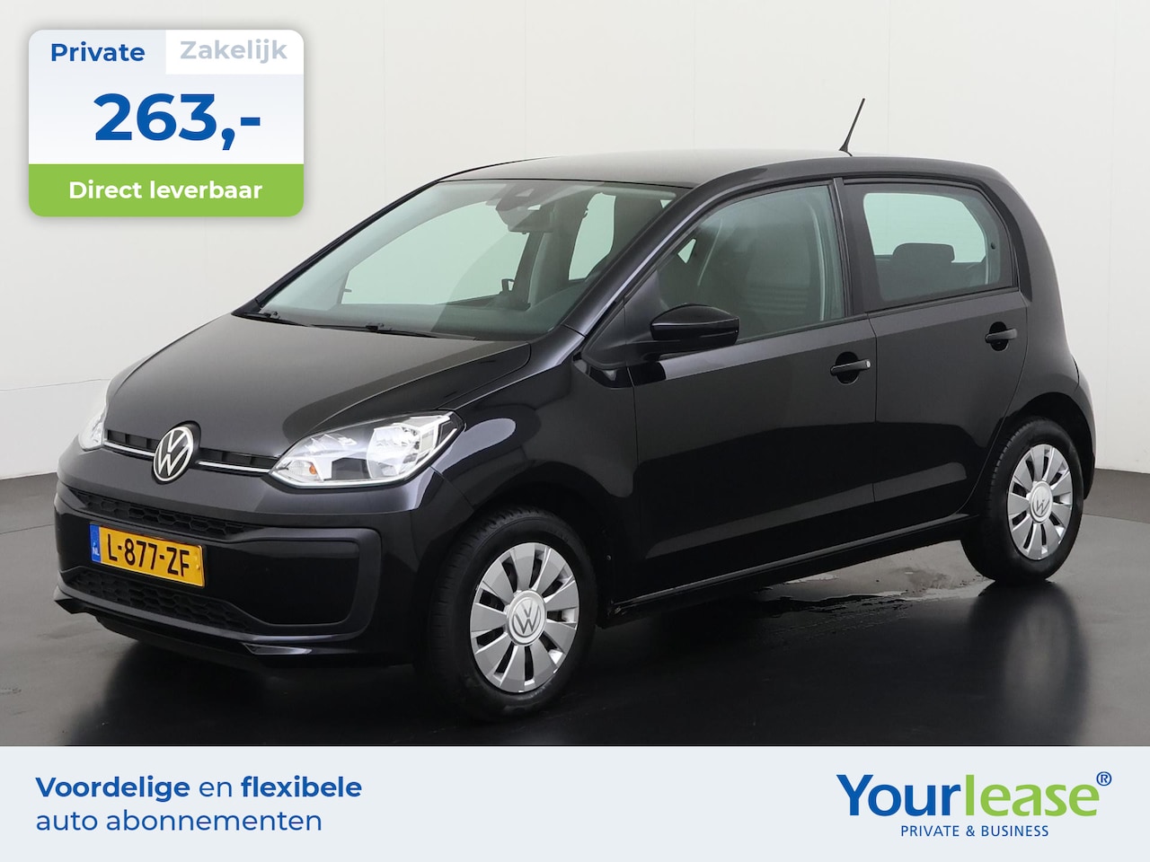 Volkswagen Up! - 1.0 | All-in 263,- Private Lease | Direct uit voorraad - AutoWereld.nl