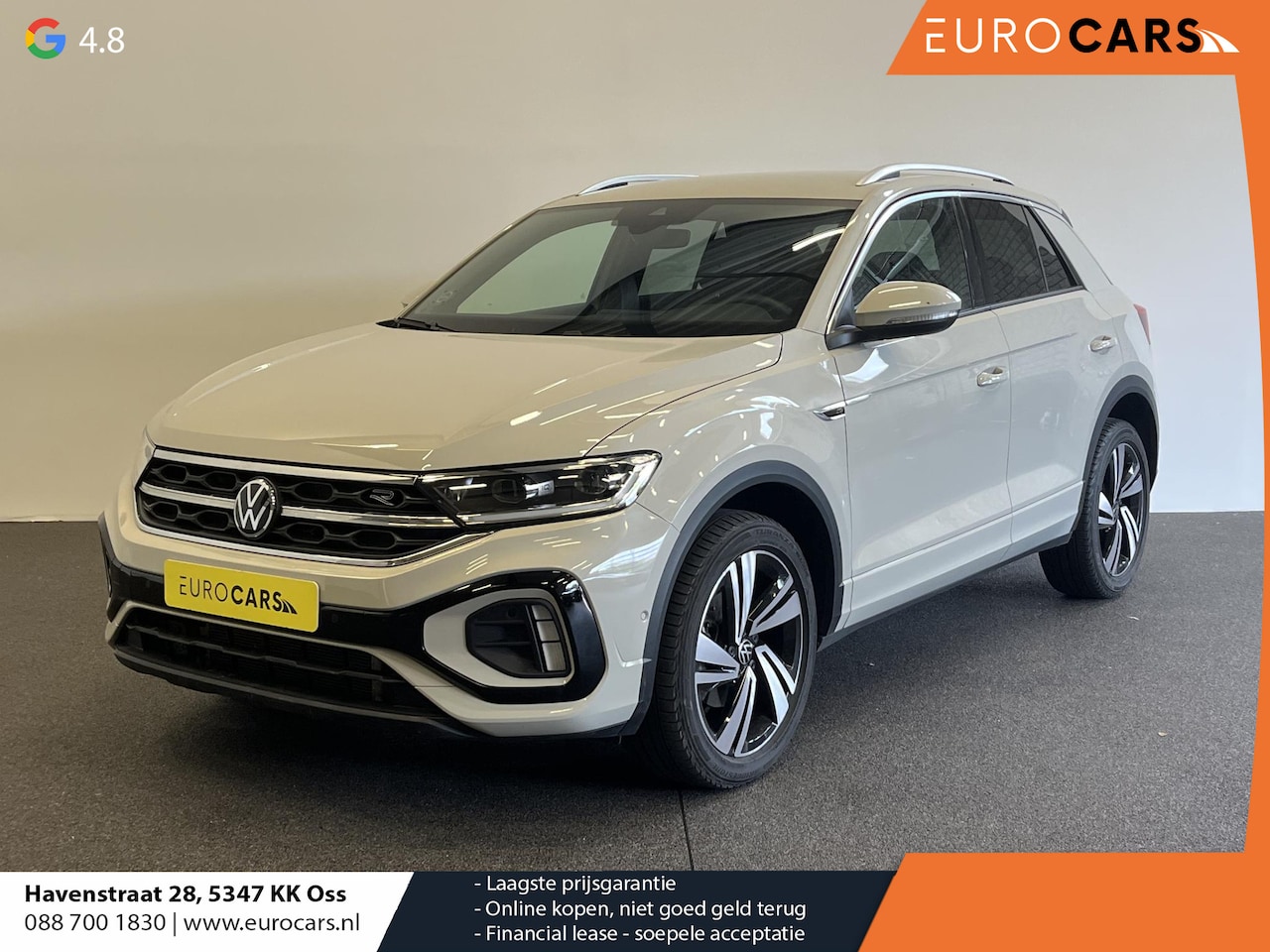 Volkswagen T-Roc - 1.5 TSI 150pk DSG R-Line Camera Navigatie Apple Carplay/Android Auto Climate Control Elect - AutoWereld.nl