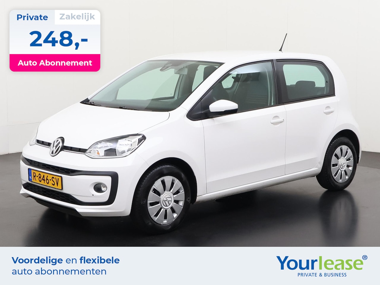 Volkswagen Up! - 1.0 BMT move up! | All-in 248,- Private Lease | Direct uit voorraad - AutoWereld.nl