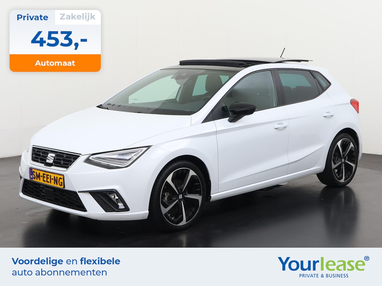 SEAT Ibiza - 1.0 EcoTSI FR DSG | All-in 453,- Private Lease | Direct uit voorraad - AutoWereld.nl