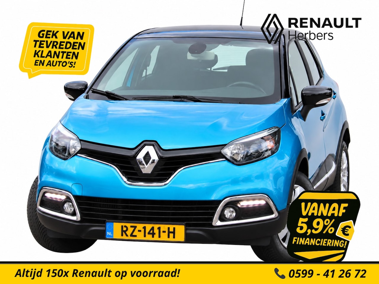 Renault Captur - 0.9 TCe Expression NAVI / STOELVERW. / PDC / ECC - AutoWereld.nl