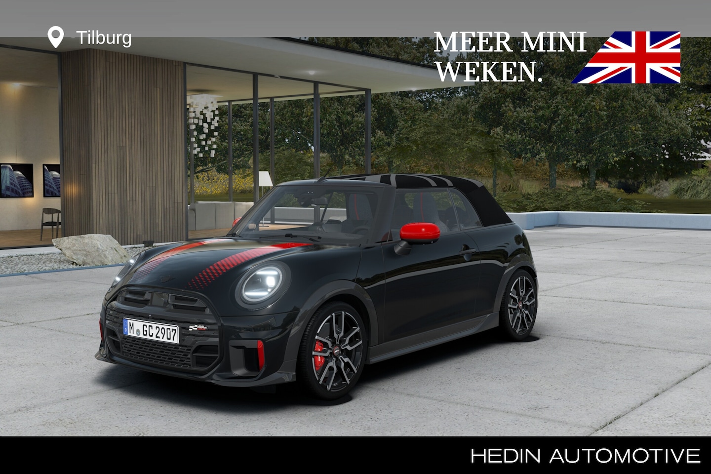 MINI Cabrio - JCW John Cooper Works | Pakket XL | Elektrisch verstelbare stoelen | Head-Up Display | Har - AutoWereld.nl