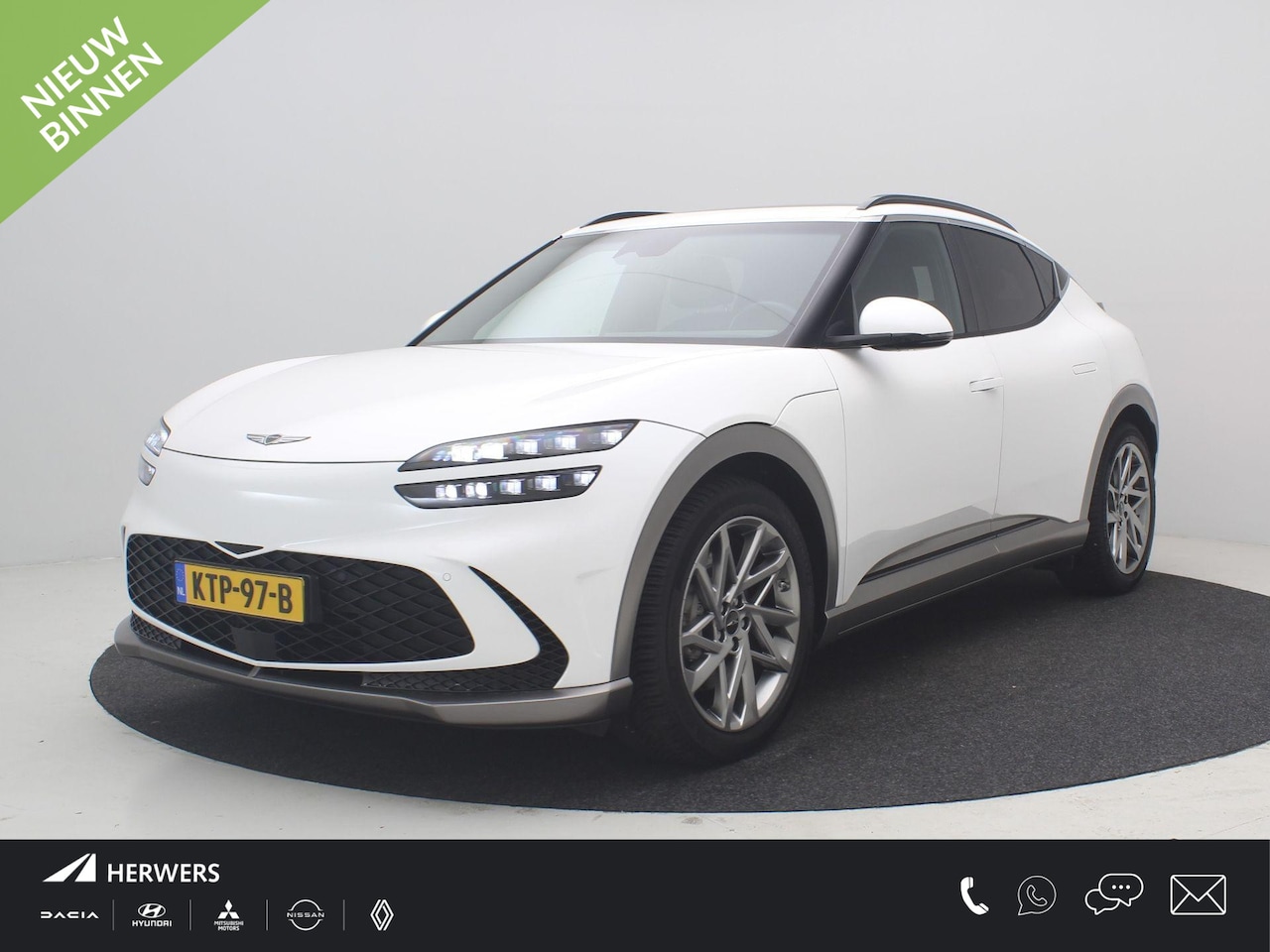 Genesis GV60 - Long Range Dual Motor Premium 84 kWh AWD / Fabrieksgarantie tot 11-2027 / WLT 470 km / Pan - AutoWereld.nl