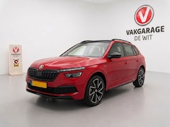 Skoda Kamiq - 1.0 TSI Monte Carlo Automaat - Panoramadak, 18 inch, Velvet Red, 12 mnd BOVAG