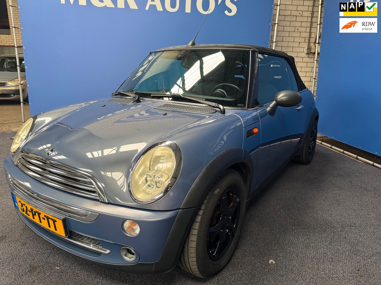 MINI Cabrio - 1.6 One Pepper Cabrio met Nieuwe APK - AutoWereld.nl