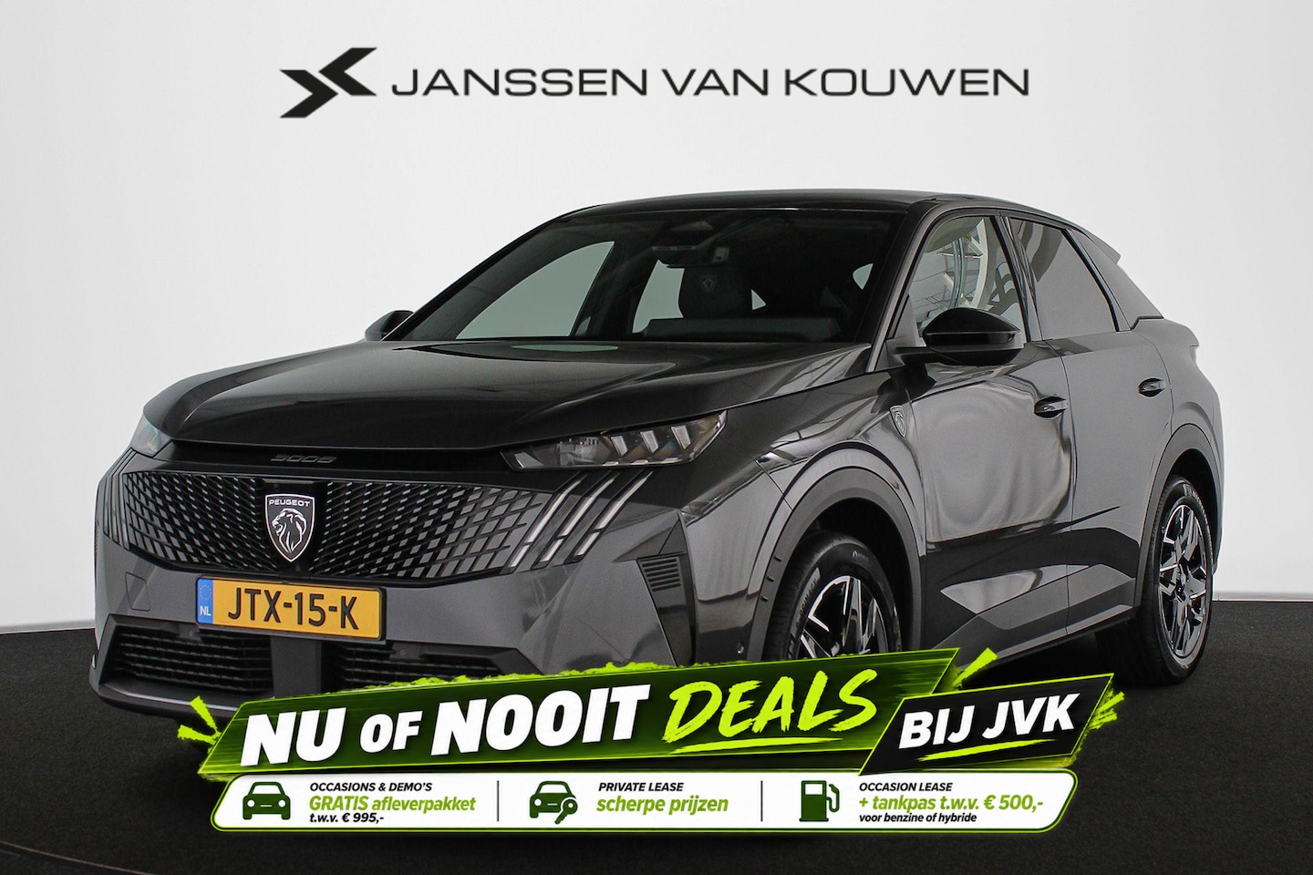 Peugeot 3008 - 1.2 Hybrid 145 GT Stoelverwarming Keyless 360-Camera Dodehoek - AutoWereld.nl