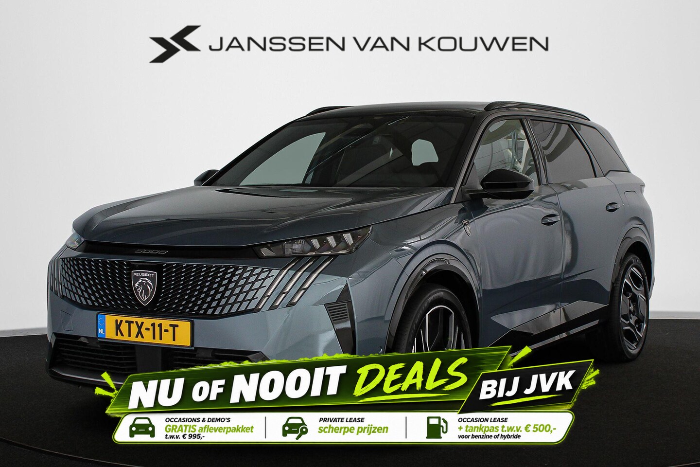 Peugeot e-5008 - GT Avantage 73 kWh 7p Leder Stoelventilatie Stoelverwarming 360 Camera Keyless - AutoWereld.nl