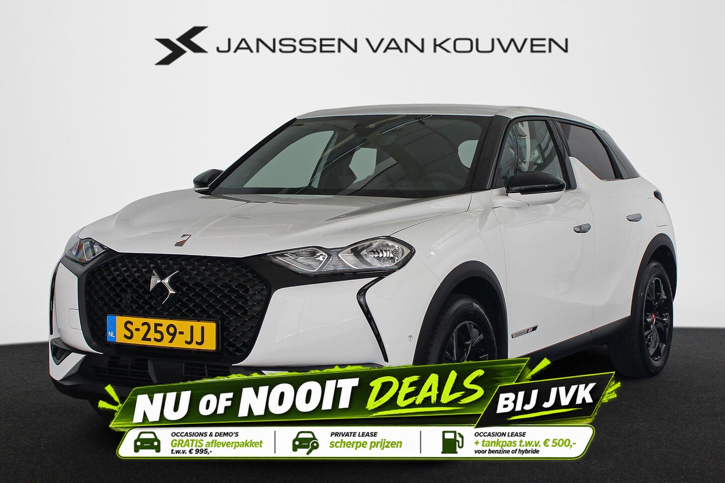 DS 3 Crossback - E-Tense Performance Line 50 kWh SOH 99% Stoelverwarming Head-Up - AutoWereld.nl
