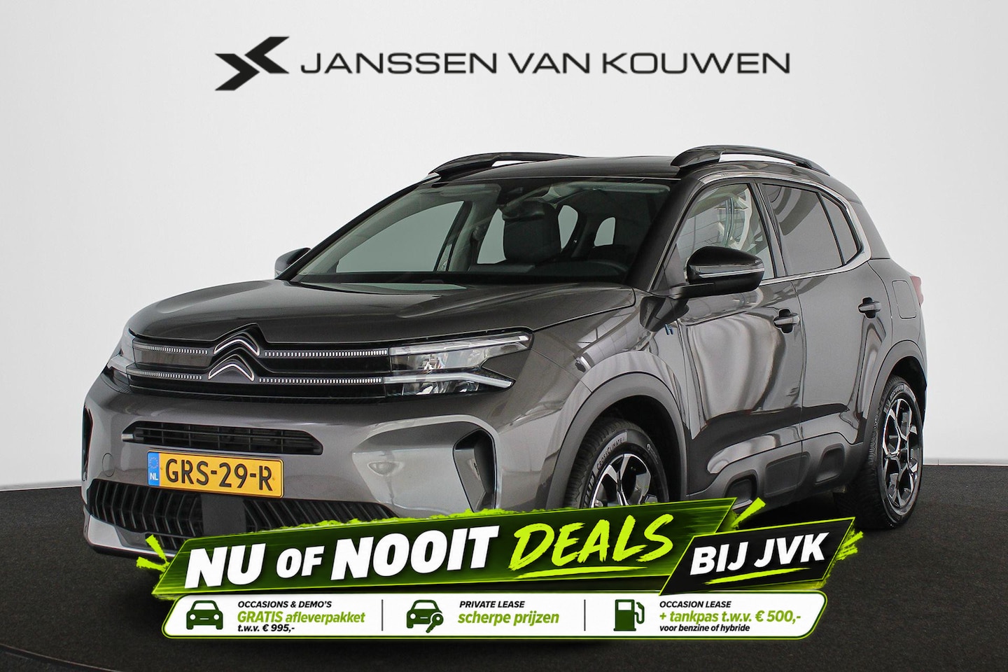 Citroën C5 Aircross - 1.6 Plug-in Hybrid 225pk Plus SOH 99% Trekhaak Stoelverwarming Keyless Camera - AutoWereld.nl