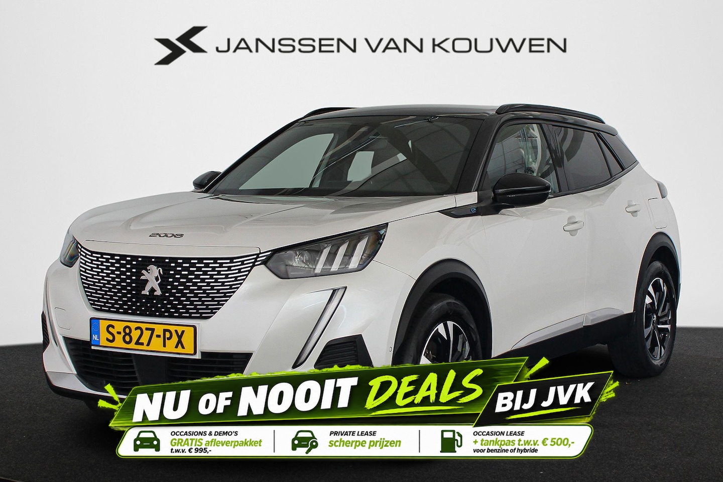 Peugeot e-2008 - EV GT 50 kWh Achteruitrijcamera Apple Carplay Dodehoek LED Koplampen - AutoWereld.nl