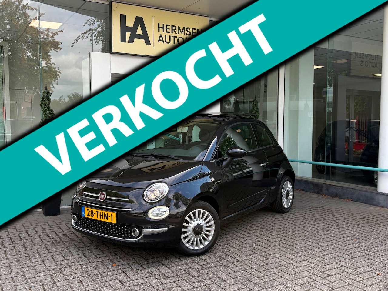 Fiat 500 - 1.2 Lounge|Distr.VV|NAP|Carplay|Pano|Automaat| - AutoWereld.nl