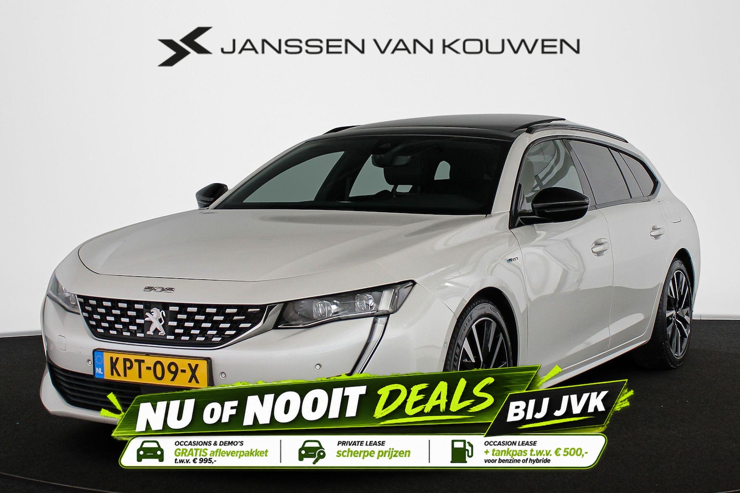 Peugeot 508 SW - 1.6 HYbrid GT Line Panoramadak Nappa Leder Stoelverwarming FOCAL - AutoWereld.nl