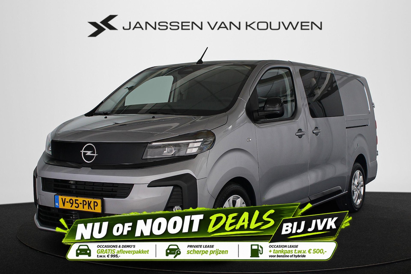 Opel Vivaro - 2.2 BlueHDI 180 S&S L3 DC Trekhaak Leder Stoelverwarming 360 Massage Camera - AutoWereld.nl