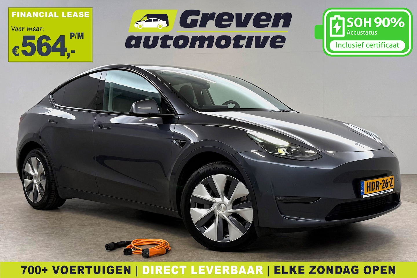Tesla Model Y - Long Range AWD 75 kWh | Snelladen | SOH 90% | Autopilot | 360° | Pano | Carplay - AutoWereld.nl