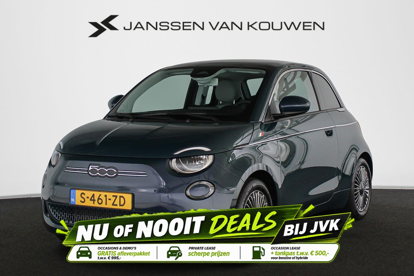Fiat 500 - 3+1 Icon 42 kWh Panoramadak Apple CarPlay Camera 16" - AutoWereld.nl