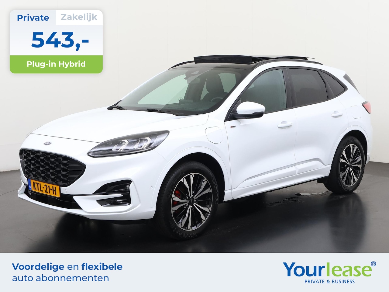 Ford Kuga - 2.5 PHEV ST-Line X | All-in 543,- Private Lease | Direct uit voorraad - AutoWereld.nl