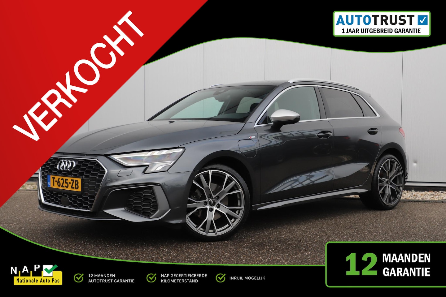 Audi A3 Sportback - 40 TFSI e 204PK Sportstoelen 19 inch LMV Navigatie Carplay Android Full LED Stoelverwarmin - AutoWereld.nl