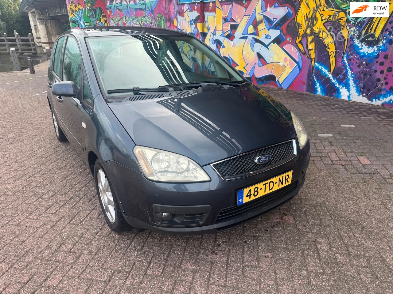 Ford Focus C-Max - 1.8-16V Futura airco sport wielen trekhaak 195 dkm. Apk Jan 2027 rijd goed inruil koopje - AutoWereld.nl