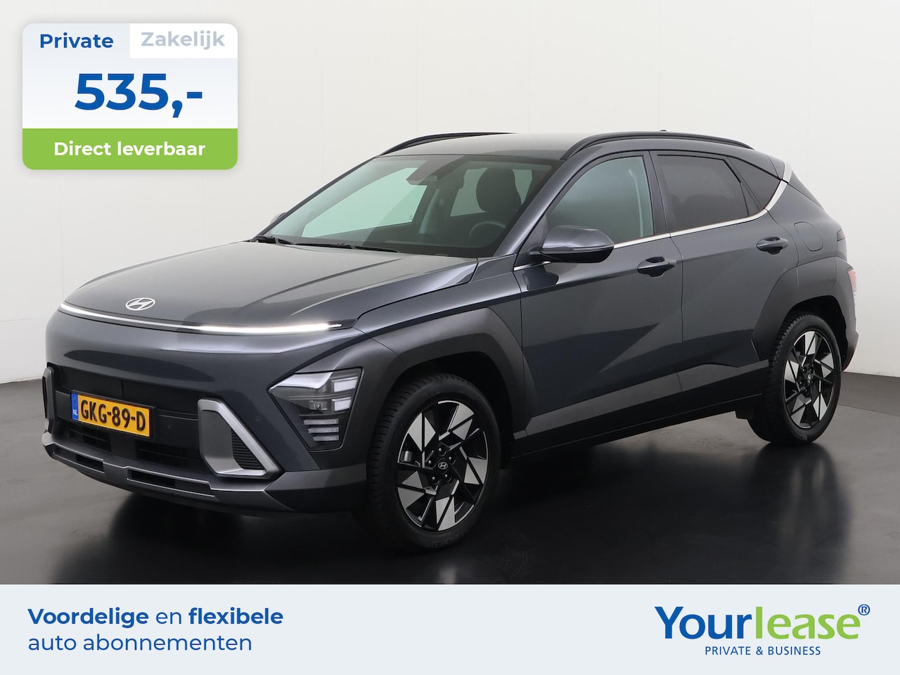 Hyundai Kona - 1.6 GDI HEV Comfort Smart | All-in 535,- Private Lease | Direct uit voorraad - AutoWereld.nl