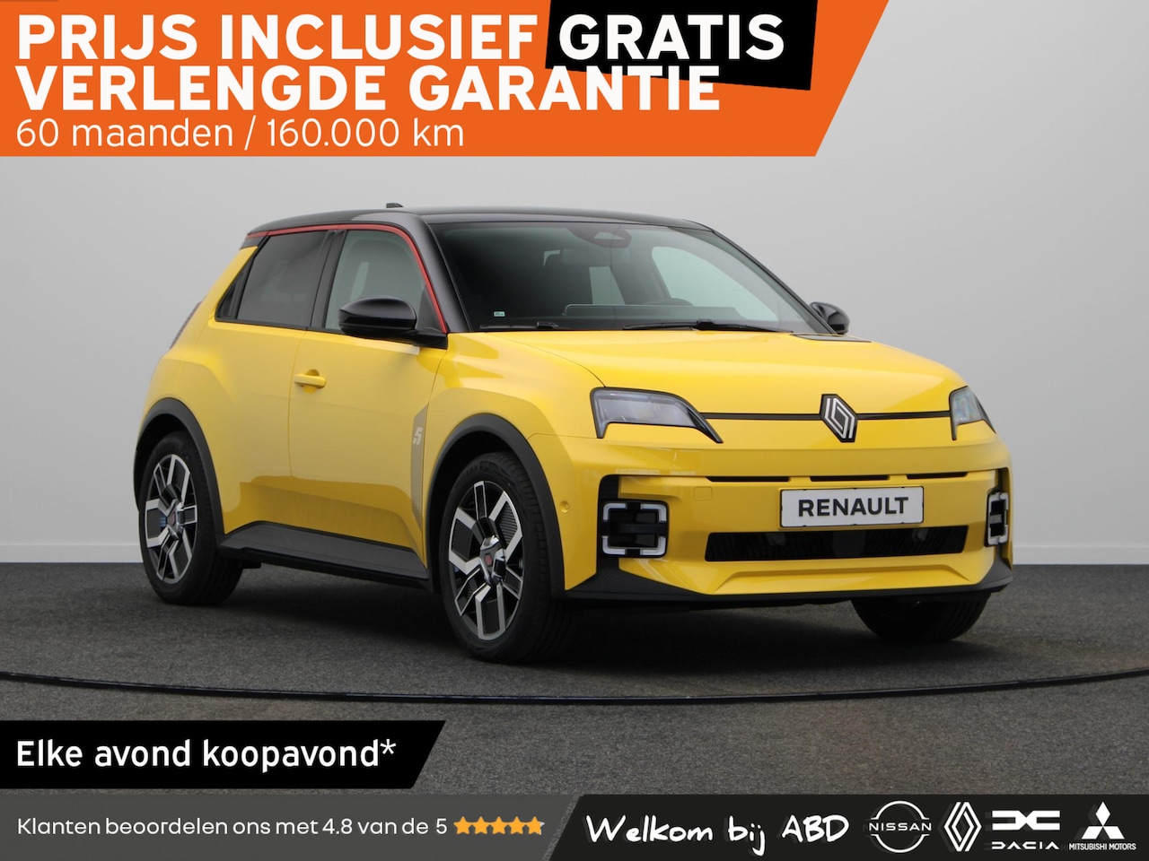 Renault 5 - comfort range techno 52 kWh | Vijf jaar garantie | Stoel- en stuurwielverwarming | - AutoWereld.nl