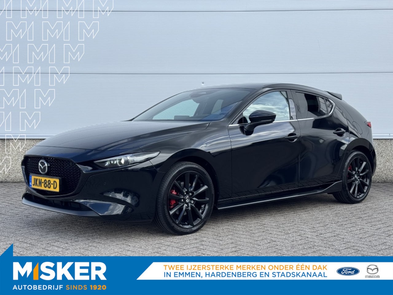 Mazda 3 - 2.0 ltr, 187pk X, Takumi, AERO PACK! ROOD LEDER - AutoWereld.nl
