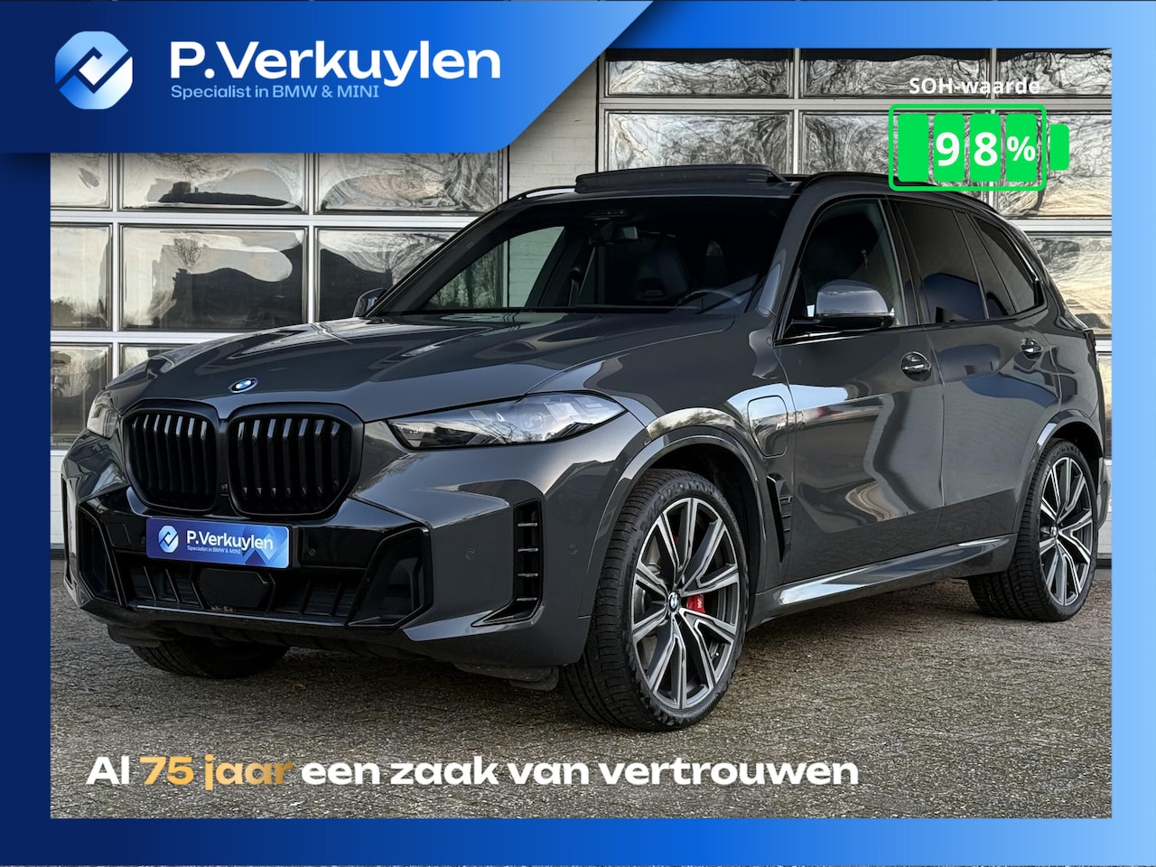 BMW X5 - xDrive50e M SPORT PRO | PANORAMA | HARMAN KARDON | TREKHAAK | M STOELEN | ICONIC GLOW | - AutoWereld.nl