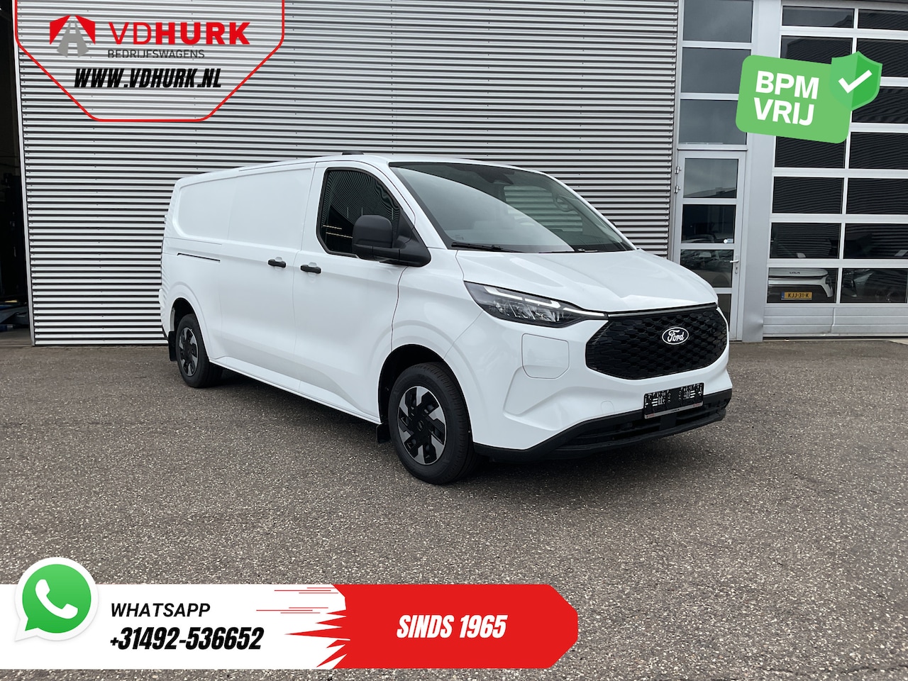 Ford Transit Custom - E-Transit 340 L2 Trend 71 kWh 380 km WLTP LED/ Standkachel/ Stoelverw./ Carplay/ Camera/ P - AutoWereld.nl