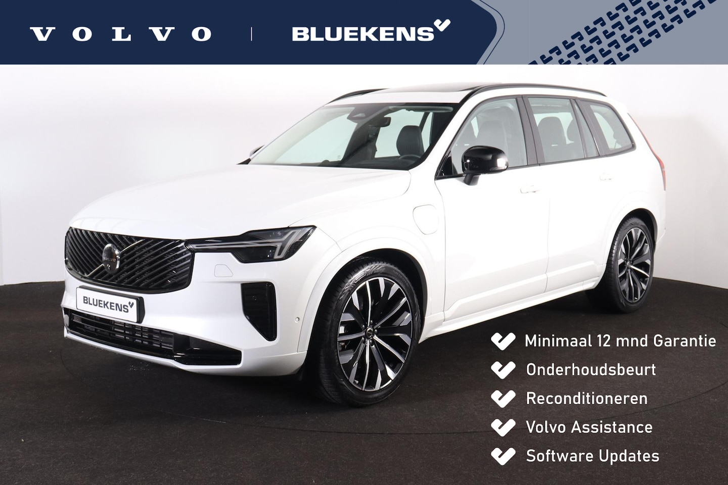 Volvo XC90 - T8 Recharge AWD Ultra Dark - Luchtvering - Panorama/schuifdak - IntelliSafe Assist & Surro - AutoWereld.nl