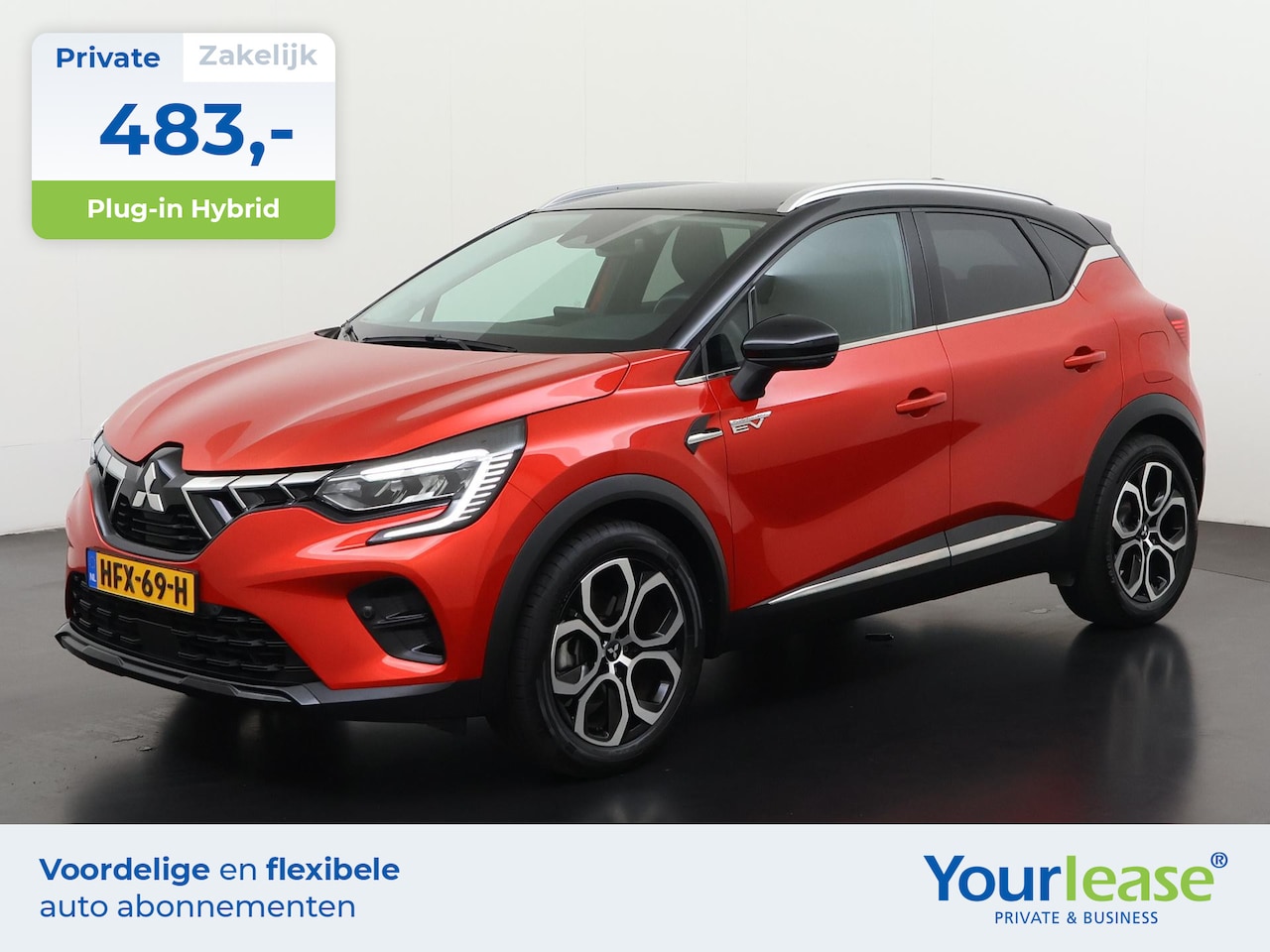 Mitsubishi ASX - 1.6 PHEV Plug-in AT Intense Bi-Tone | All-in 483,- Private Lease | Direct uit voorraad - AutoWereld.nl