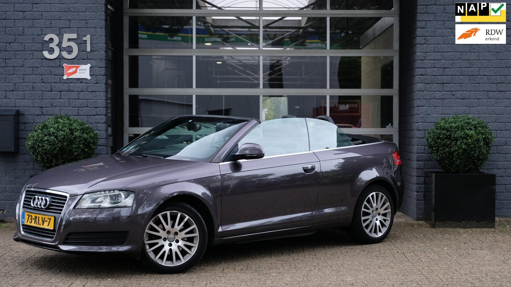 Audi A3 Cabriolet - 1.8 TFSI Attraction Pro Line Cruise Leder Bluetooth - AutoWereld.nl