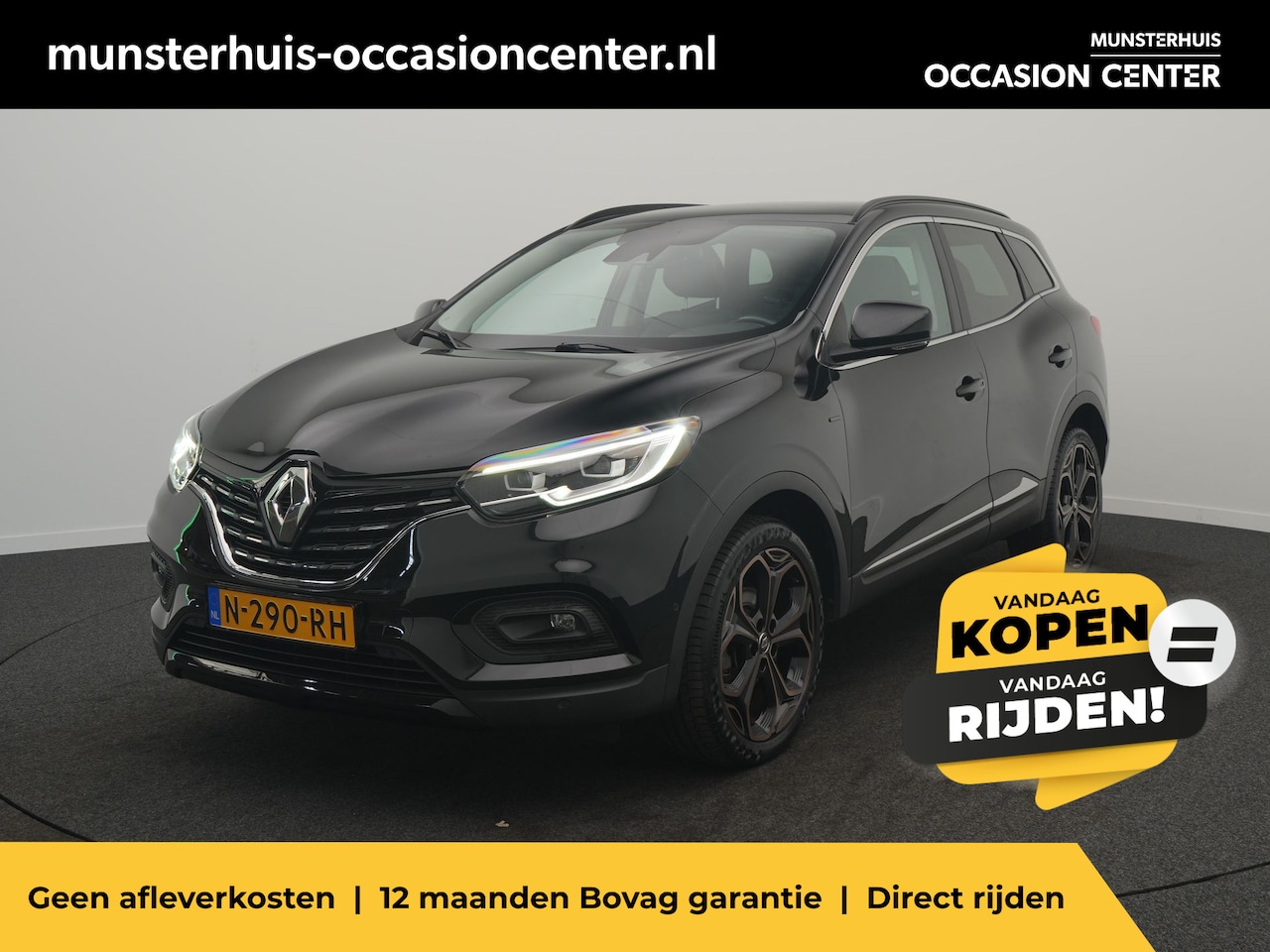 Renault Kadjar - TCe 160 EDC Black Edition - RIJKLAARPRIJS - Adaptieve Cruise Control - Panoramadak - Stoel - AutoWereld.nl