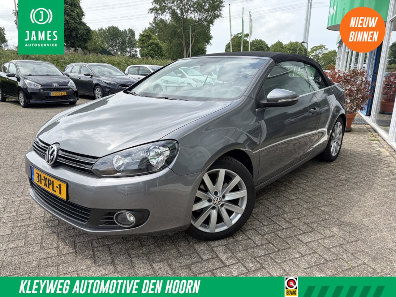 Volkswagen Golf Cabriolet - 1.4 TSI 1.4 TSI, Aut, Nav, PDC, Windstop, Sportstoel, NL auto - AutoWereld.nl
