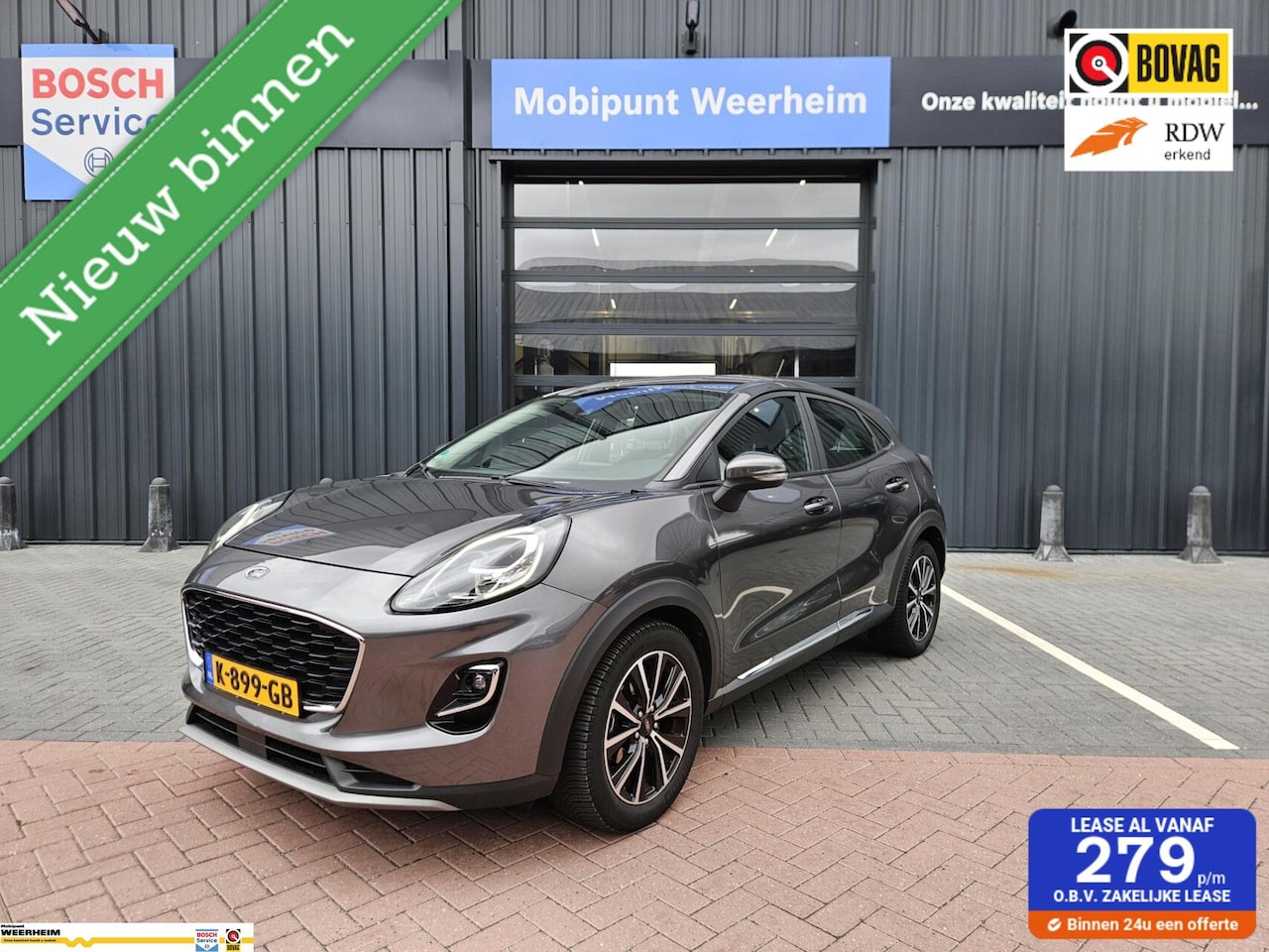 Ford Puma - 1.0 EcoBoost Titanium Automaat | WINTERPACK | TREKHAAK | NIEUWSTAAT - AutoWereld.nl