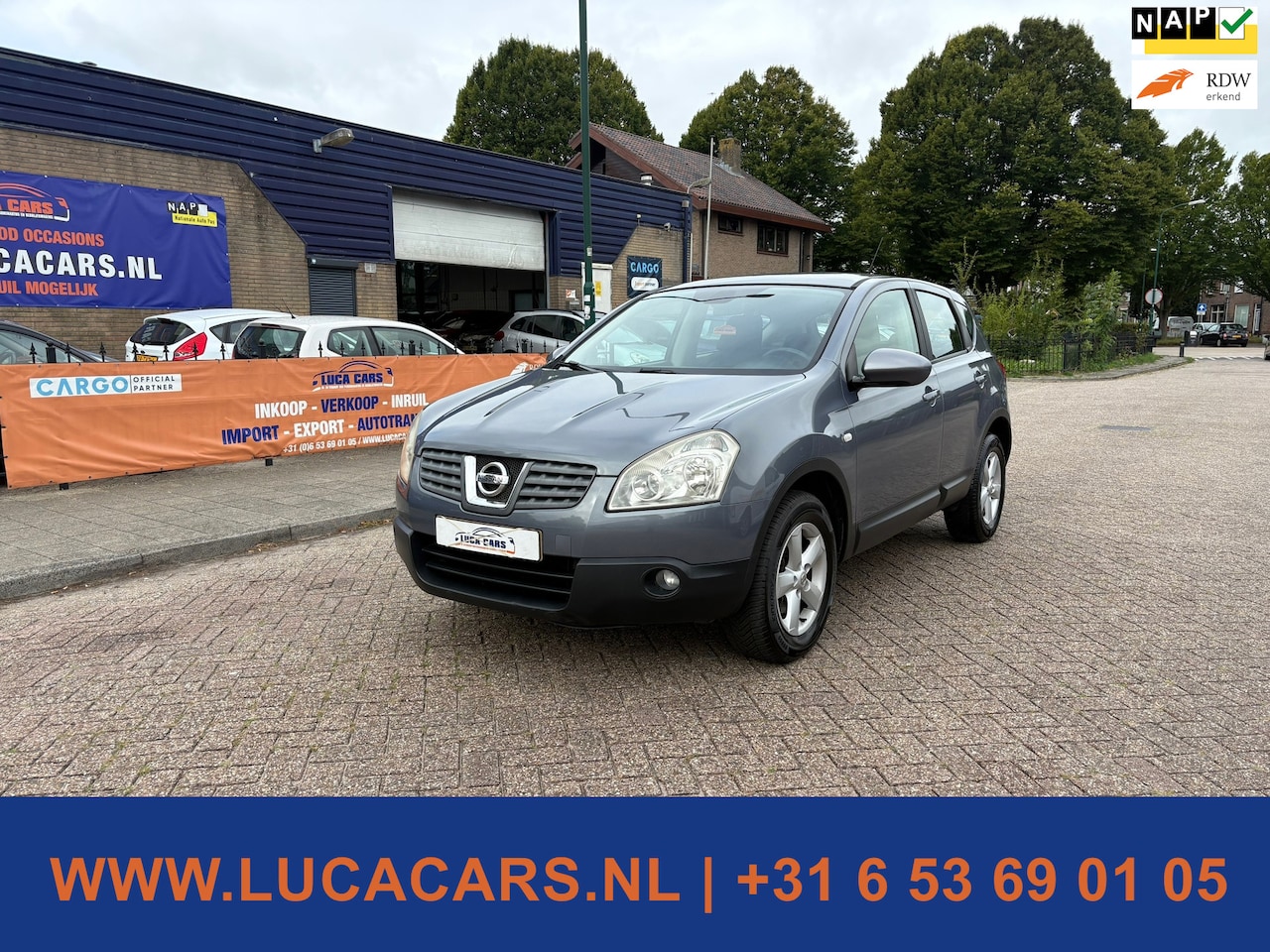 Nissan Qashqai - 2.0 Acenta 4WD Trekhaak 2X SLEUTEL + BOEKJES! - AutoWereld.nl