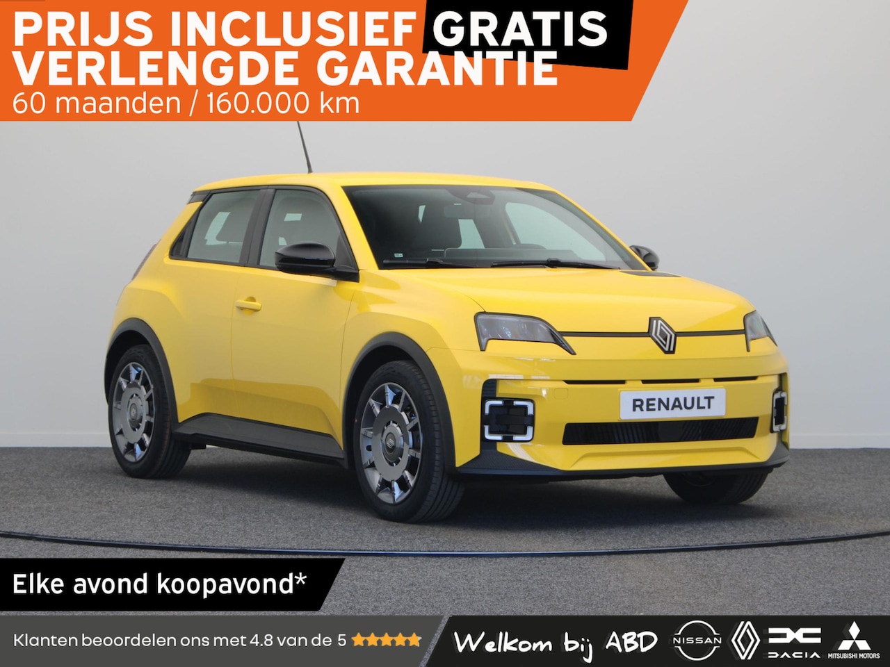 Renault 5 - urban range evolution 40 kWh | Vijf jaar garantie | Stoelverwarming | Apple carplay / Andr - AutoWereld.nl