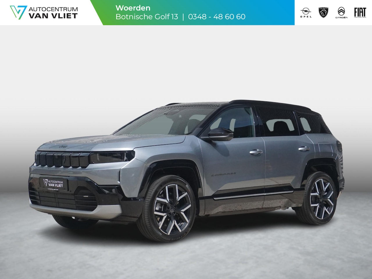 Jeep Compass - First Edition 74 kWh | Uit voorraad leverbaar !| Adapt. Cruise | Camera | Carplay | 20" | - AutoWereld.nl
