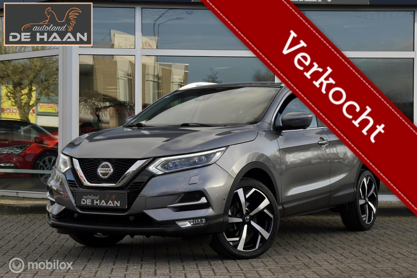 Nissan Qashqai - 1.3 Tekna+ AUTOMAAT NAVI 360CAMERA LEER PANO - AutoWereld.nl