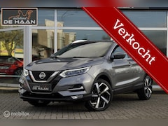 Nissan Qashqai - 1.3 Tekna+ AUTOMAAT NAVI 360CAMERA LEER PANO
