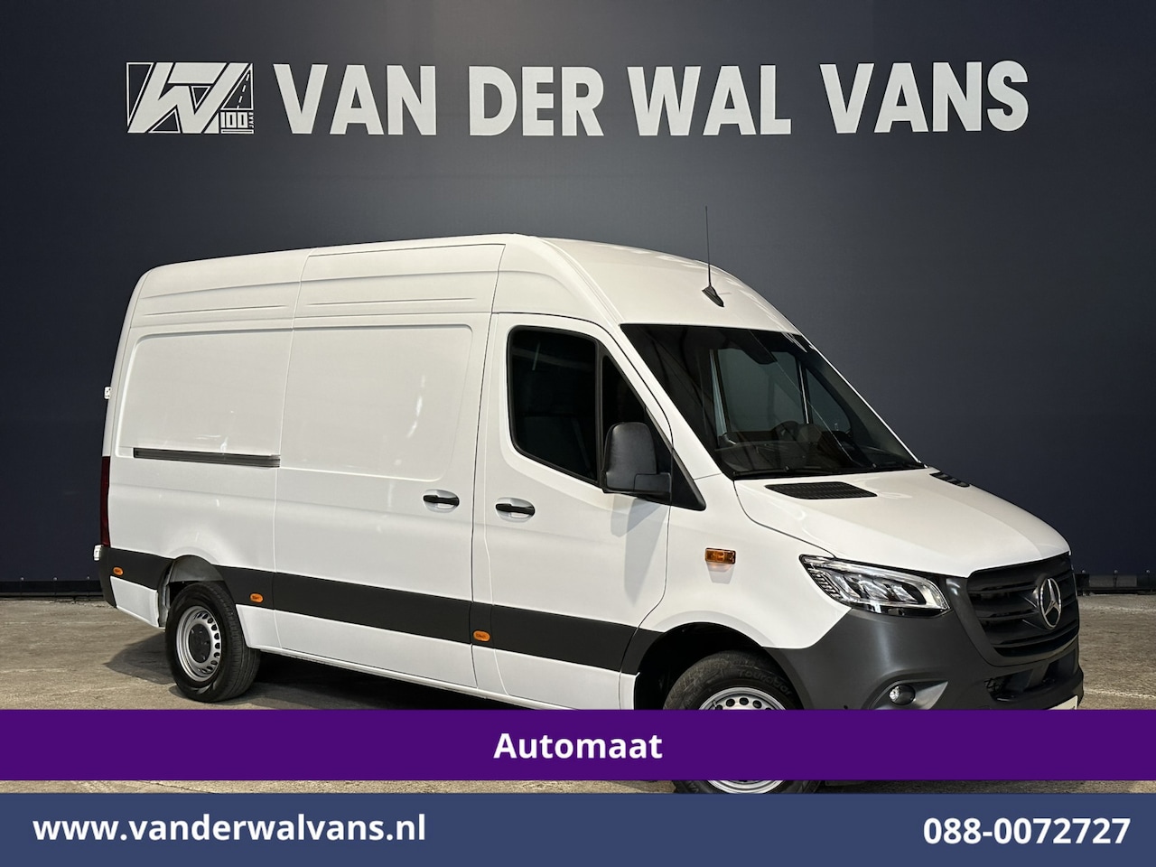 Mercedes-Benz Sprinter - 317 CDI 170pk 9G-Tronic Automaat L2H2 Euro6 Airco | Camera | Navigatie | Adaptieve Cruisec - AutoWereld.nl