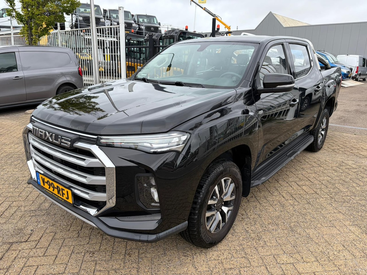 Maxus T90 - EV dubcabMaxus Pick-up 89kWh WLTP 470KM Dubbelcabine Grijs Kenteken Automaat Airco CarPlay - AutoWereld.nl